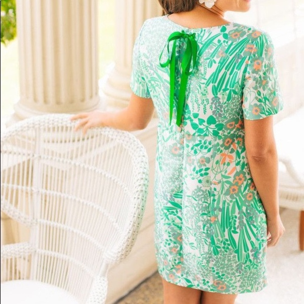 Tuckernuck Wildflower Caroline Green Floral Dress XS